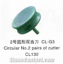 Circular Double Teeth Cutter No.2 Cl130