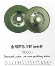 Diamond Coated Concave Polishing Wheel Cl059-Cl060