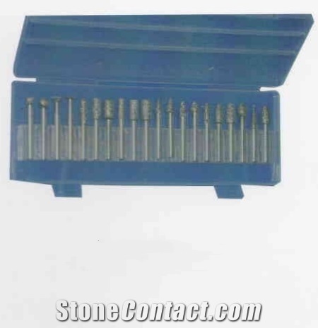 Plastic Boxed Grinding Burr, 20pcs/Set, Cl176