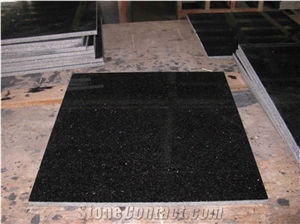 Black Galaxy Granite 60*60*2Cm Polished Tiles