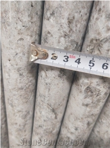 Crystal White Granite Prefab Fabrication Countertop