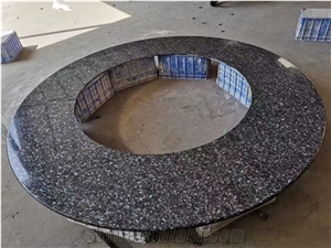 Granite Blue Pearl Flower Bed Side
