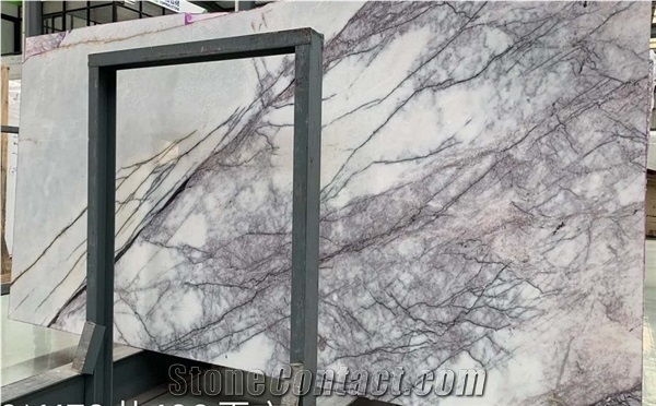New York White Milas Lilac White Marble Slabs & Tiles
