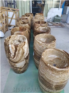 Onyx Basin Sink Standing Form Customized Size