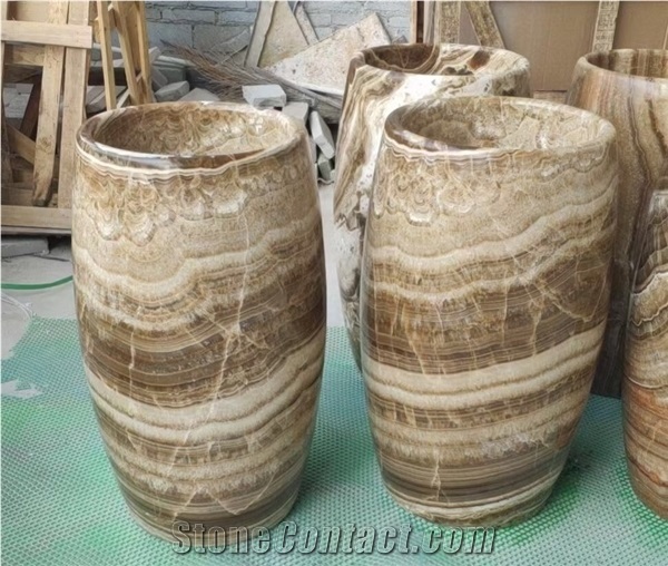 Onyx Basin Sink Standing Form Customized Size