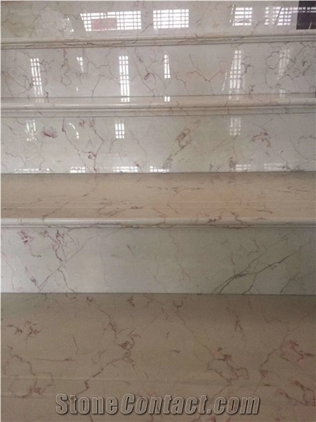 Rosa Crema Valencia Crema Marble Slabs and Tiles