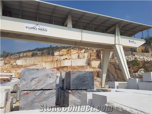 Arabescato Orobico Grey Marble Blocks
