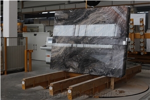 Iride Nero Arabescato Orobico Marble from Italy