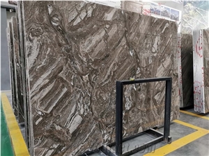 Chinese Venice Brown Marble Slabs for Hotel Projects