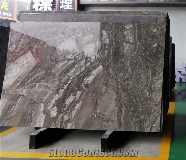 Chinese Venice Brown Marble Slabs for Hotel Projects