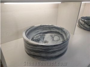 Grey Marble Sinks, Stone Basin, Kitchen Sinks