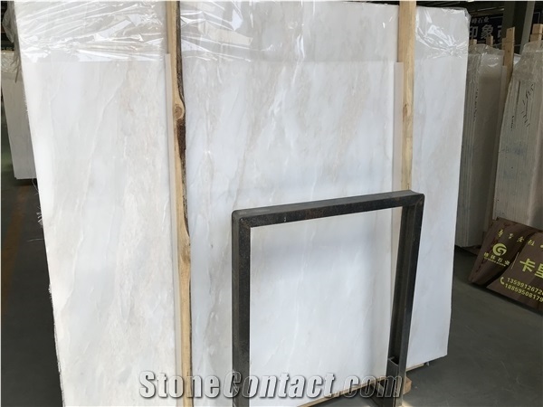 Namibia White Rhino White Ice Jade White Marble Tiles