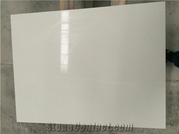 Pure White Quartz Slabs, Artificial Quartz Stone