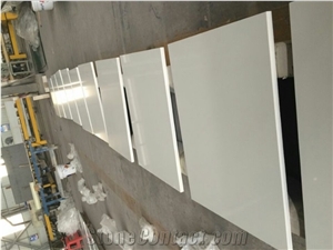 Pure White Quartz Slabs, Artificial Quartz Stone