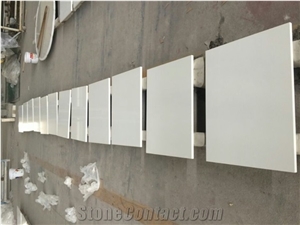 Pure White Quartz Slabs, Artificial Quartz Stone