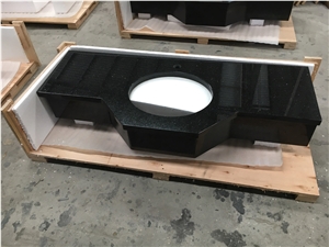 Black Galaxy Granite Vanity Tops Bathroom Tops