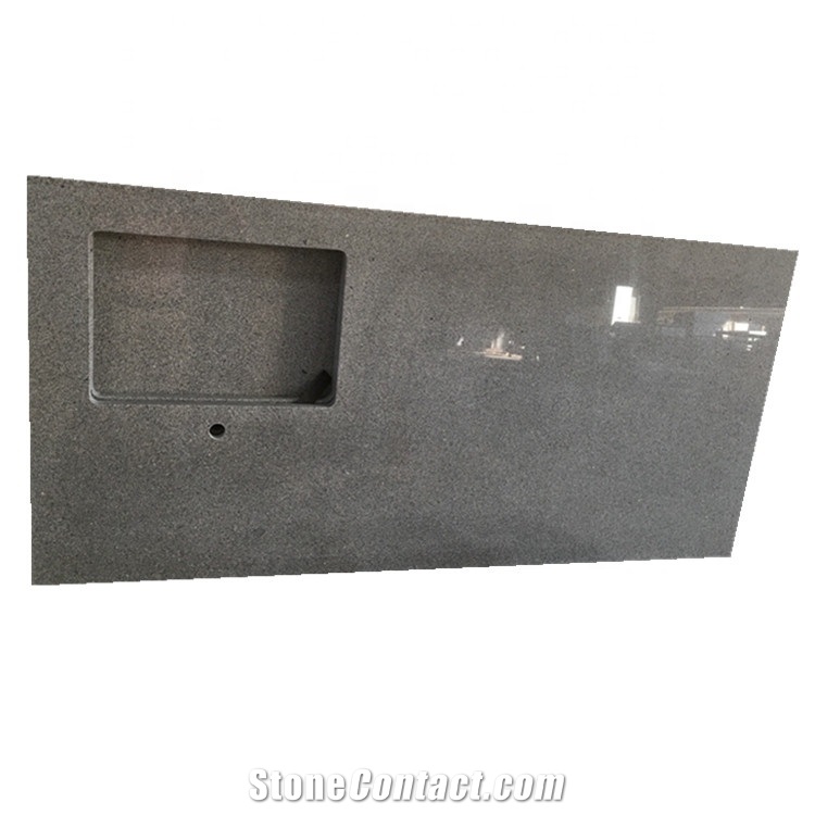 Chinese Dark Grey Granite G633 Kitchen Table Tops