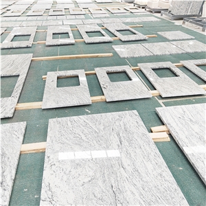 Customized Marble Bathroom Counter Vanity Tops