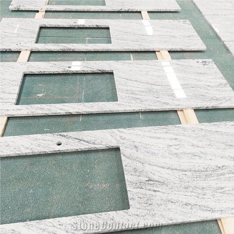 Customized Marble Bathroom Counter Vanity Tops