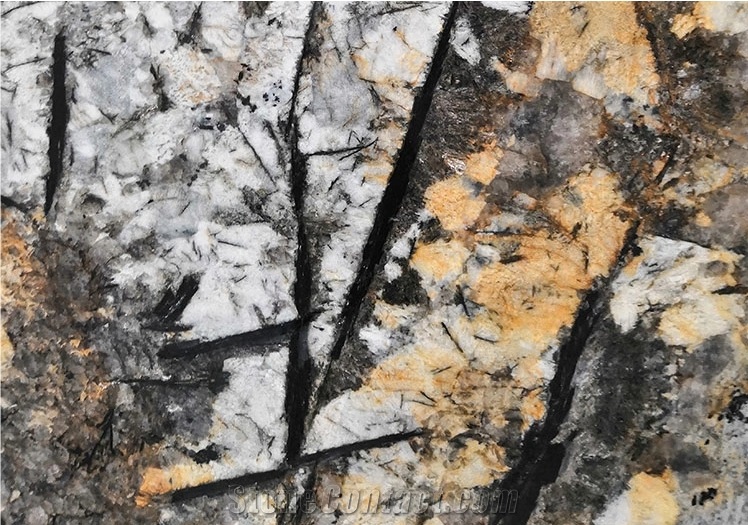 Delicatus Gold Stone Prefab Granite Counter Tops