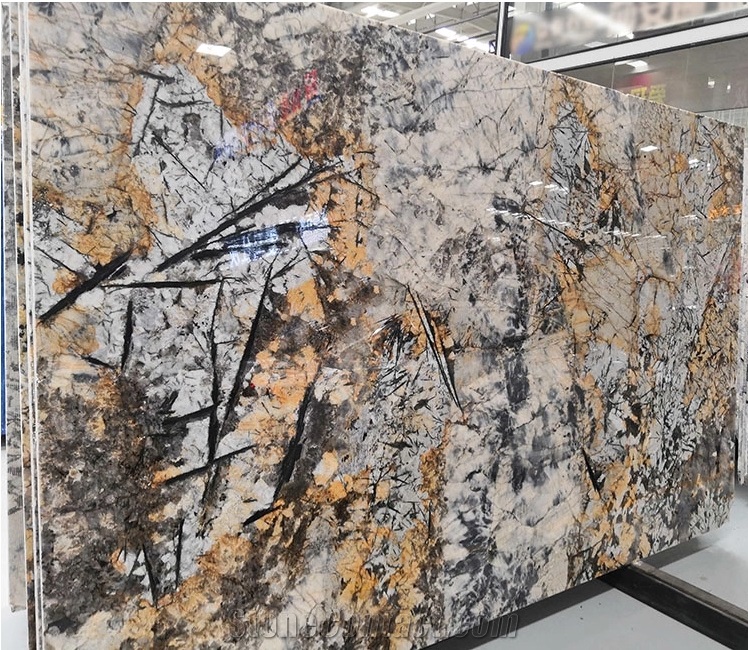 Delicatus Gold Stone Prefab Granite Counter Tops