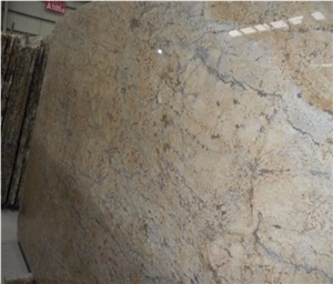 Yellow Diamond Flower Granite Slabs