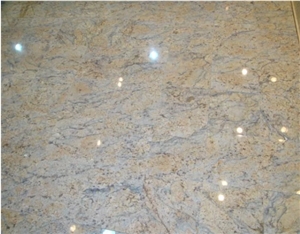 Yellow Diamond Flower Granite Slabs