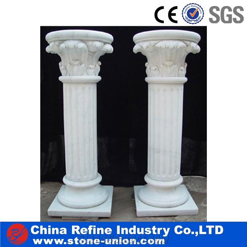 Architectural Outdoor Handmade Marble Column