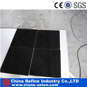 Black Ink Jade Marble Tiles,Pure Black Marble Slab