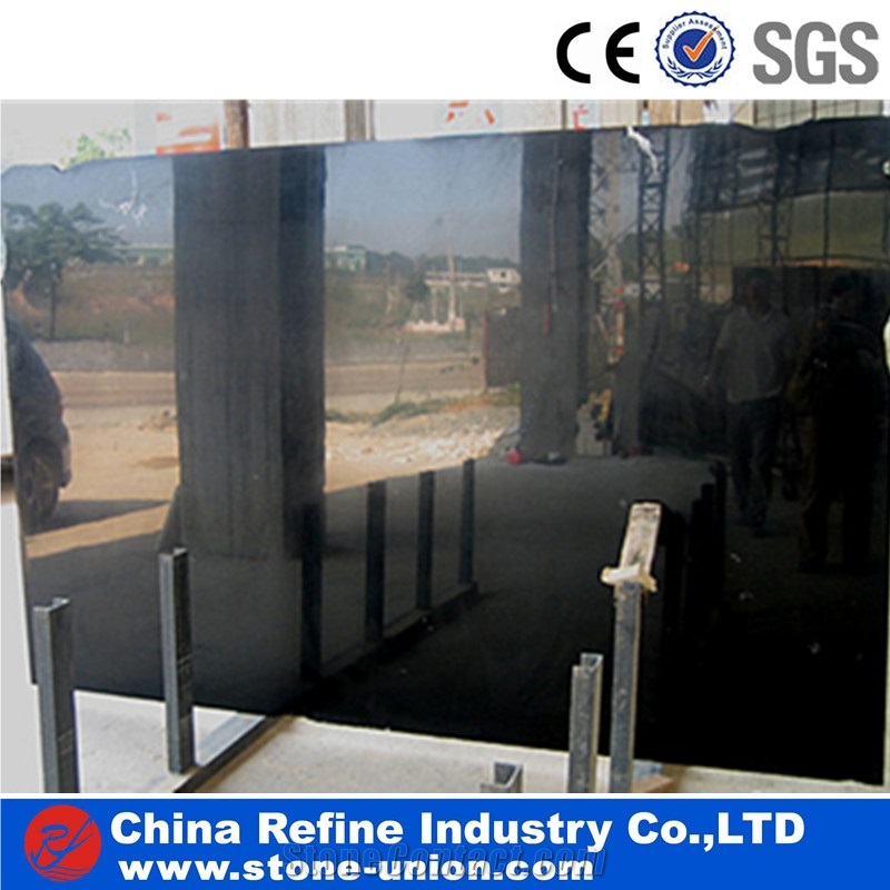 Black Ink Jade Marble Tiles,Pure Black Marble Slab