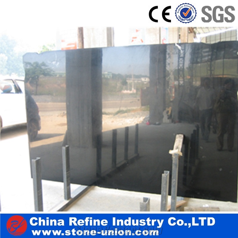 Black Ink Jade Marble Tiles,Pure Black Marble Slab