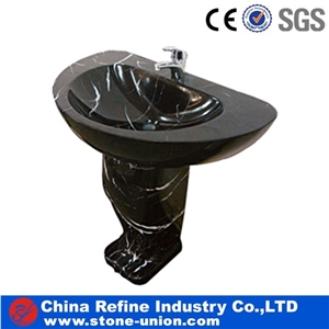 Black Marquina Marble Wash Tops,Basin for Bathroom
