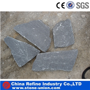 Black Quartzite Cheap Flagstone Walkway Paving