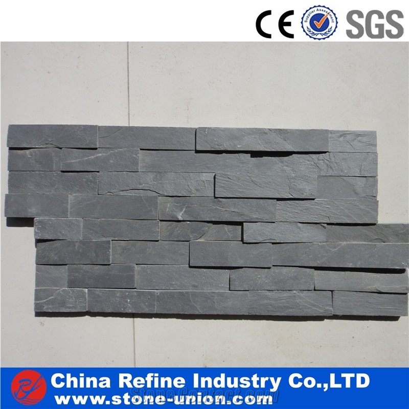 Black Slate Cultured Stone,Black Slate Wall Panel
