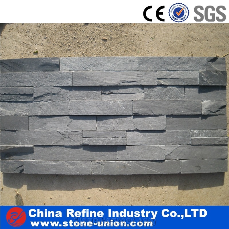Black Slate Cultured Stone,Black Slate Wall Panel