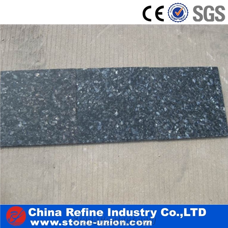 Blue Pearl Granite Slabs Wall Panel