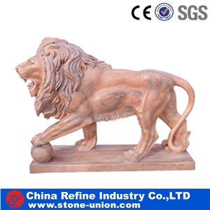 Camel Animal Red Marble Statues & Sculptures