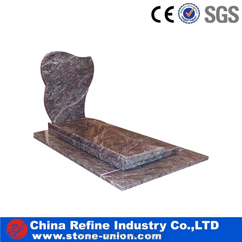 Cheap Customized Monument Carving Black Granite