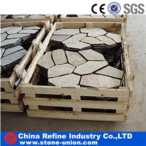 Cheap Rusty Irregular Slate Crazy Paving Stone