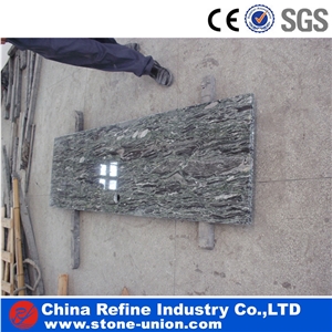 Cheap Yunnan Green Granite Polished Granite Tiles