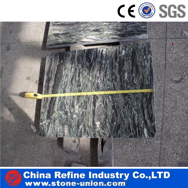 Cheap Yunnan Green Granite Polished Granite Tiles