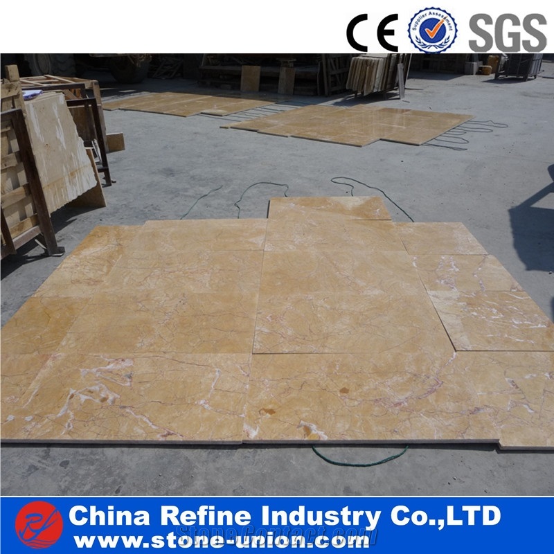 China Guang Yellow Marble Tile,Crema Valencia Slab