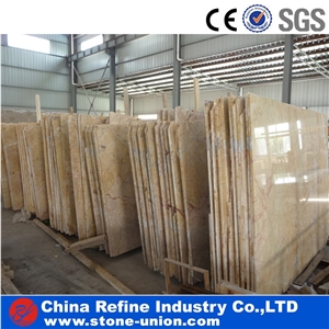 China Guang Yellow Marble Tile,Crema Valencia Slab