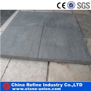 Chinese Black Limestone Flooring Tiles & Slabs