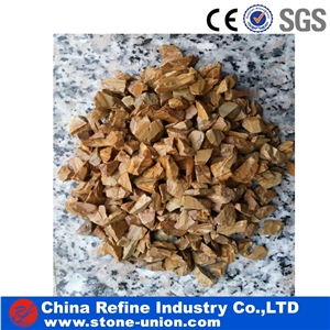 Chinese Dandong Green Crushed Small Pebbles,Gavels