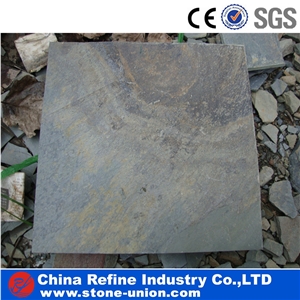 Chinese Rusty Brown Slate Flooring Tiles