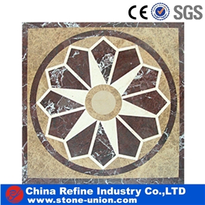 Classic Design Marble Stone Waterjet Medallion