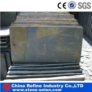 Customized Cheap Rusty Green Slate Paving Flooring