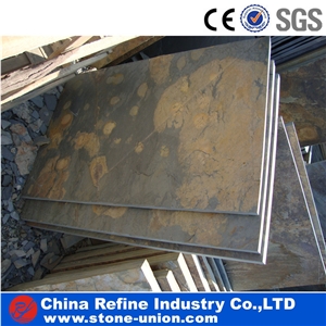 Customized Cheap Rusty Green Slate Paving Flooring