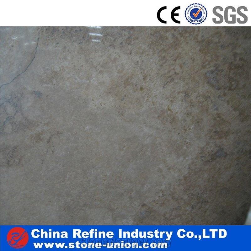 Dark Coffee Travertine Slabs & Floor Tiles